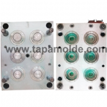 6 cavities  oil cap mould