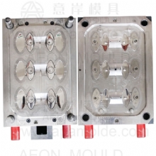 6 cavities flip top cap mould