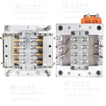 8 cavities arc shape cap mould