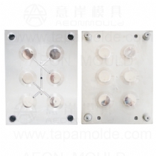 6 cavities CRC iner  cap mould