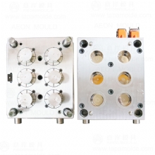 6 cavities aerosol cap mould