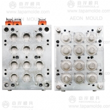 12 cavities unscrew motor cap mould