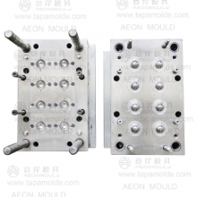 2068  4+4 ball cap mould for lip balm