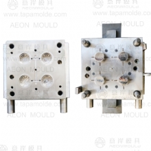 4 cavities motor unscrew cap mould