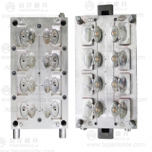 21043 8 cavities flip top cap mould